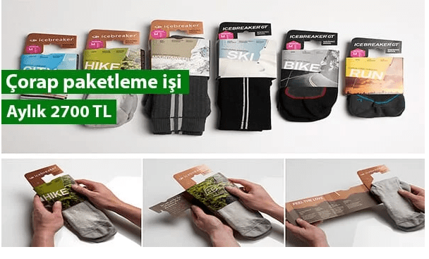 Evde Çorap Paketleme İşi Ek İş Veren Firmalar Para Kredi
